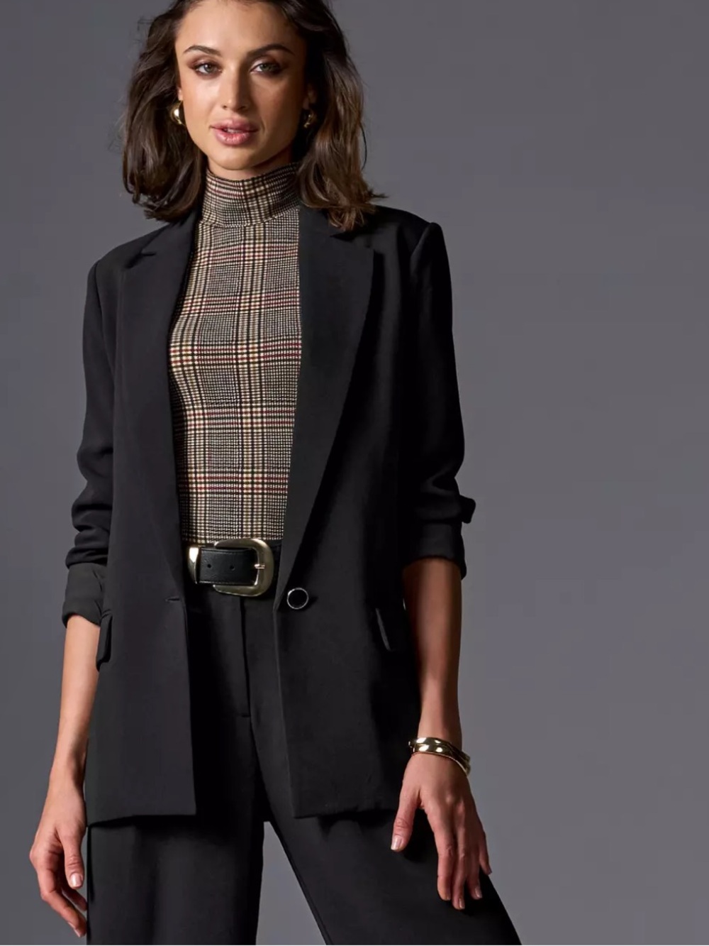 Boston Proper Relaxed Single Button Blazer
Size 8. NWT